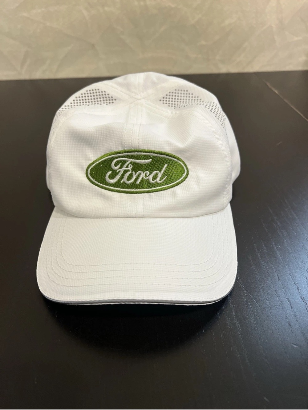 FORD Classic Oval GREEN White HIT Brand Golf Baseball Hat Embroidered Logo